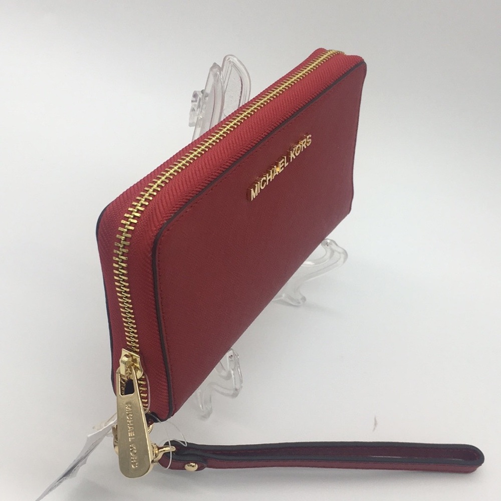 Michael Kors Jet Set Travel Phone Wallet Wristlet - Picture 13 of 16